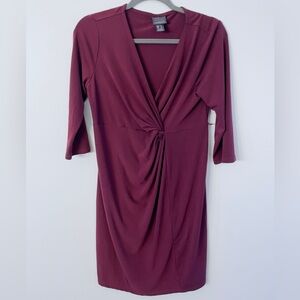 Oh Baby by Motherhood Maternity top dress size small burgundy